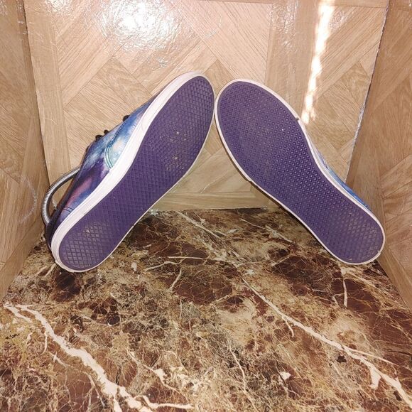 Vans women's off the wall fashion casual blue size 9. 309 - Picture 4 of 12